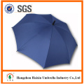 Blue Color Large Cheap Custom Print Umbrella with Plastic Hook Handle